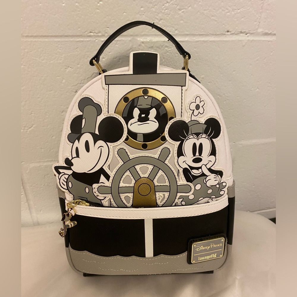 Disney Parks Steamboat Willie Loungefly
Mini Backpack